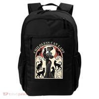 Childless Cat Ladies Cat Karma Retro Funny Backpack thumb 0