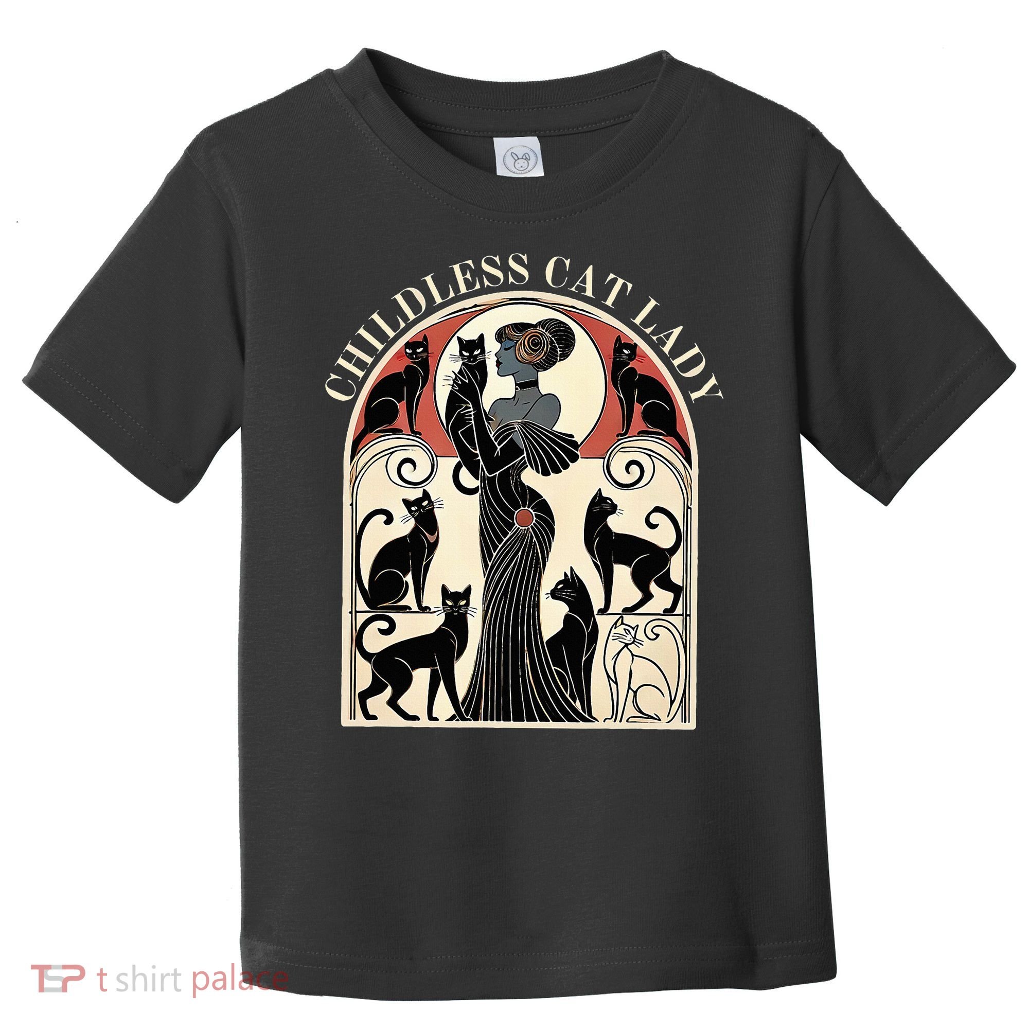 Childless Cat Ladies Cat Karma Retro Funny Toddler T-Shirt