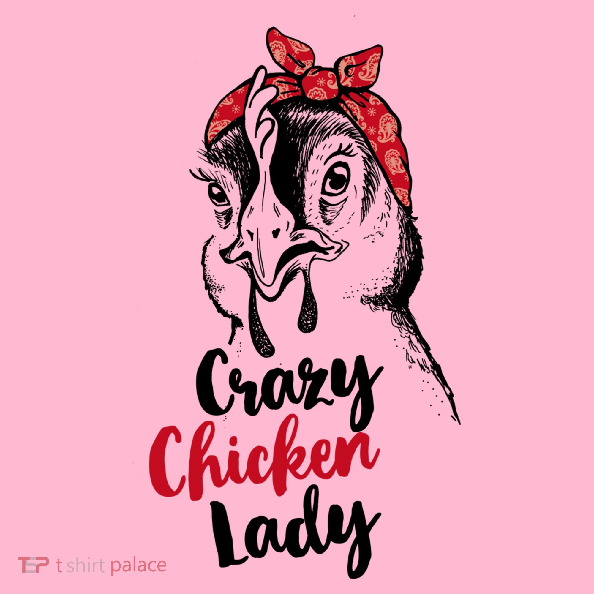 Crazy Chicken Lady + Funny Bandana Chicken Whisperer Gift Great Gift Coaster