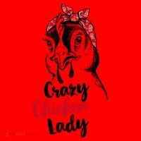 Crazy Chicken Lady + Funny Bandana Chicken Whisperer Gift Great Gift Santa Hat thumb 1