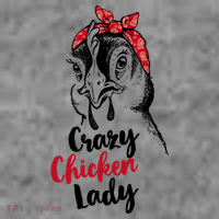 Crazy Chicken Lady + Funny Bandana Chicken Whisperer Gift Great Gift Toddler Hoodie thumb 2