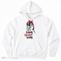Crazy Chicken Lady + Funny Bandana Chicken Whisperer Gift Great Gift Hoodie thumb 0