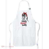 Crazy Chicken Lady + Funny Bandana Chicken Whisperer Gift Great Gift Apron thumb 0