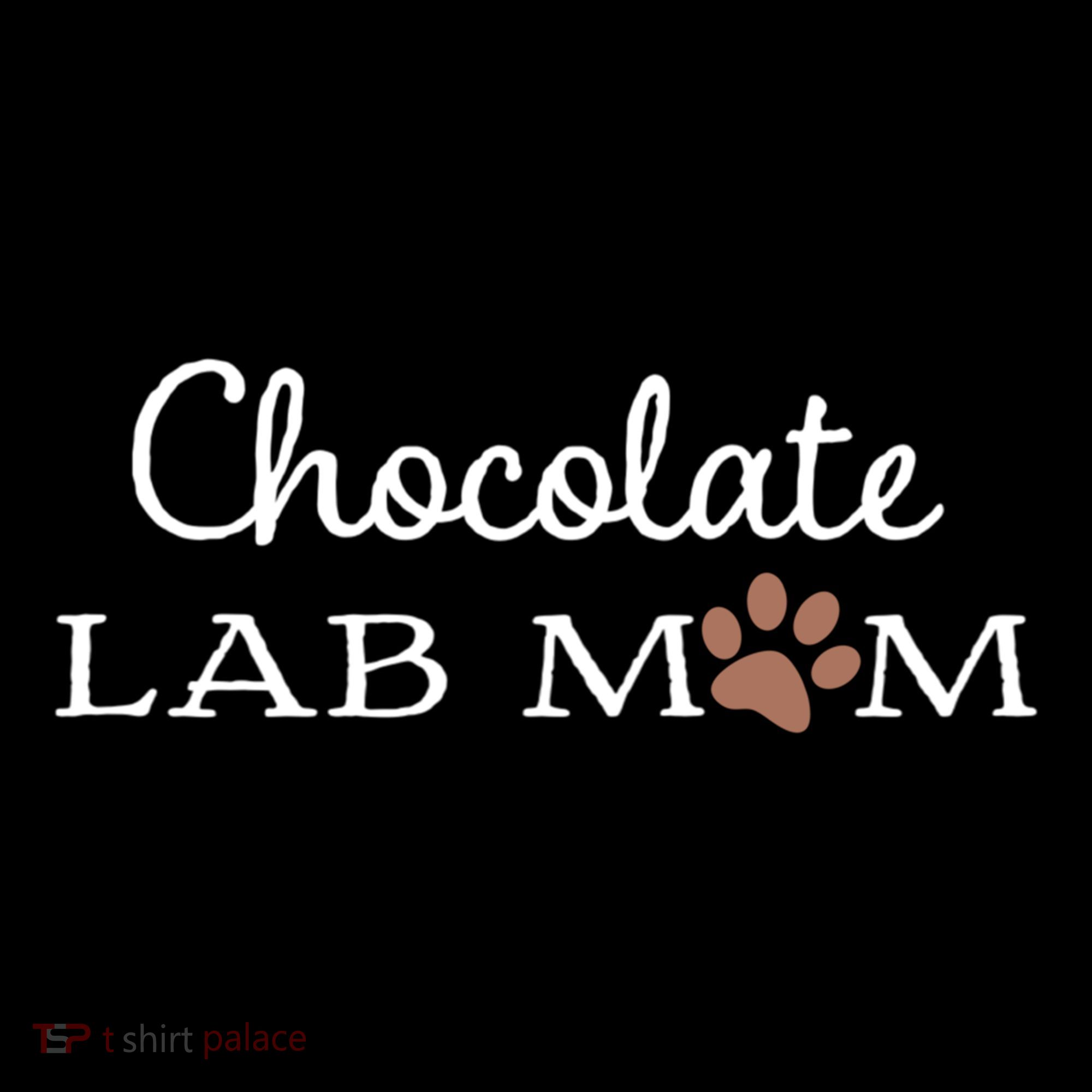 Cute Chocolate Lab Mom Gift For Lovers Women's Hoodie