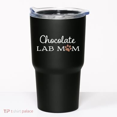 Cute Chocolate Lab Mom Gift For Lovers Tumbler
