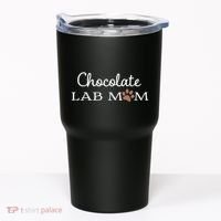 Cute Chocolate Lab Mom Gift For Lovers Tumbler thumb 0