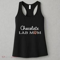Cute Chocolate Lab Mom Gift For Lovers Women's Tank Top thumb 3