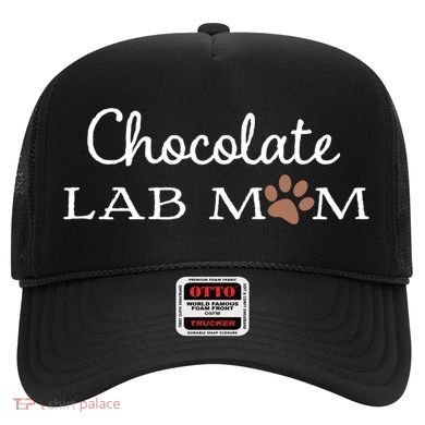 Cute Chocolate Lab Mom Gift For Lovers Hat