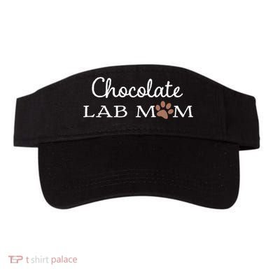 Cute Chocolate Lab Mom Gift For Lovers Visor