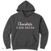 Cute Chocolate Lab Mom Gift For Lovers Hoodie thumb 0