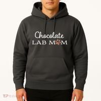 Cute Chocolate Lab Mom Gift For Lovers Hoodie thumb 2