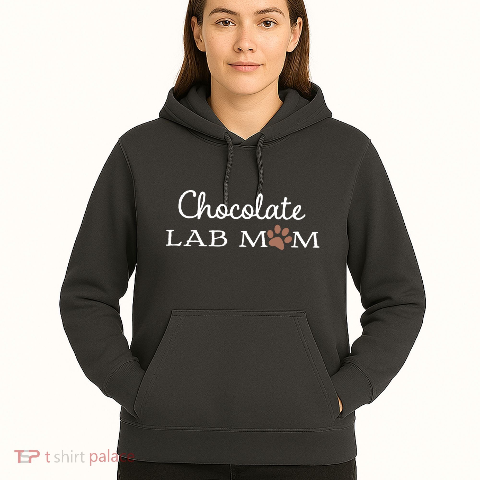 Cute Chocolate Lab Mom Gift For Lovers Hoodie