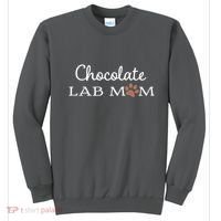 Cute Chocolate Lab Mom Gift For Lovers Sweatshirt thumb 0