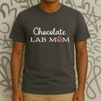 Cute Chocolate Lab Mom Gift For Lovers T-Shirt thumb 3
