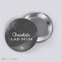 Cute Chocolate Lab Mom Gift For Lovers Button thumb 0