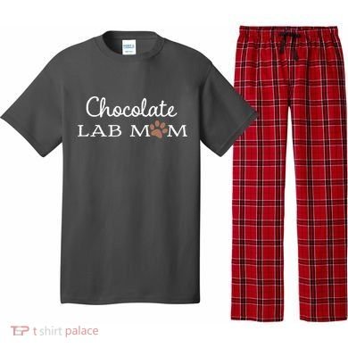 Cute Chocolate Lab Mom Gift For Lovers Pajama Set