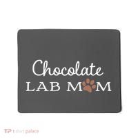 Cute Chocolate Lab Mom Gift For Lovers Mousepad thumb 0