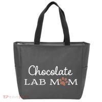 Cute Chocolate Lab Mom Gift For Lovers Tote Bag thumb 0