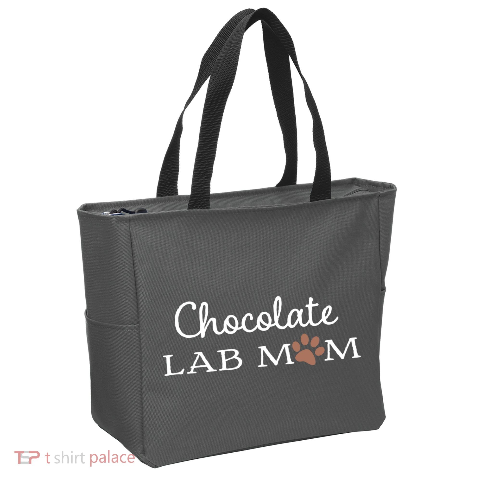 Cute Chocolate Lab Mom Gift For Lovers Tote Bag