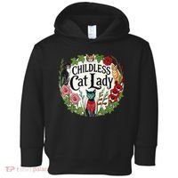 Childless Cat Ladies Against Fascism Toddler Hoodie thumb 0