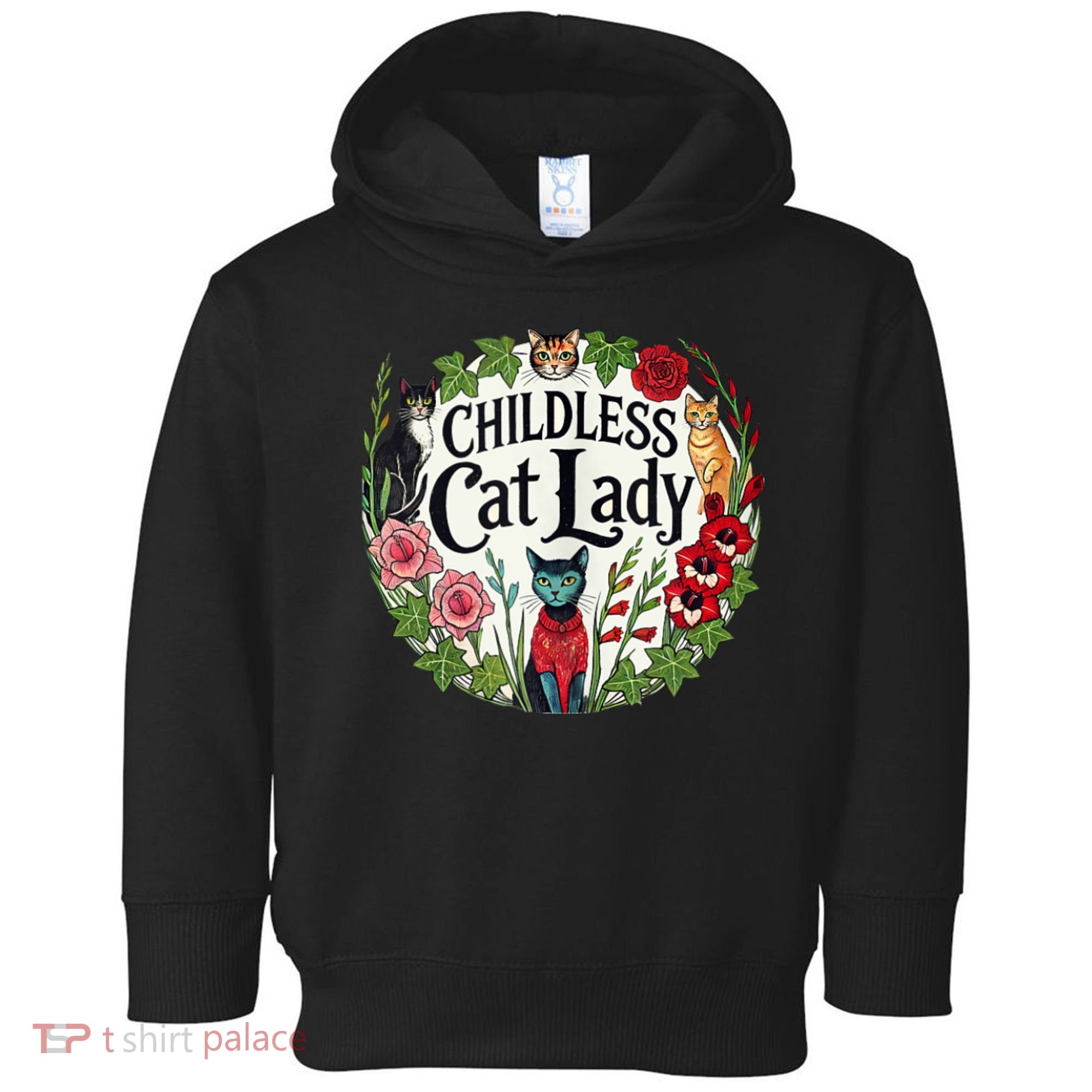 Childless Cat Ladies Against Fascism Toddler Hoodie