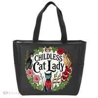 Childless Cat Ladies Against Fascism Tote Bag thumb 0