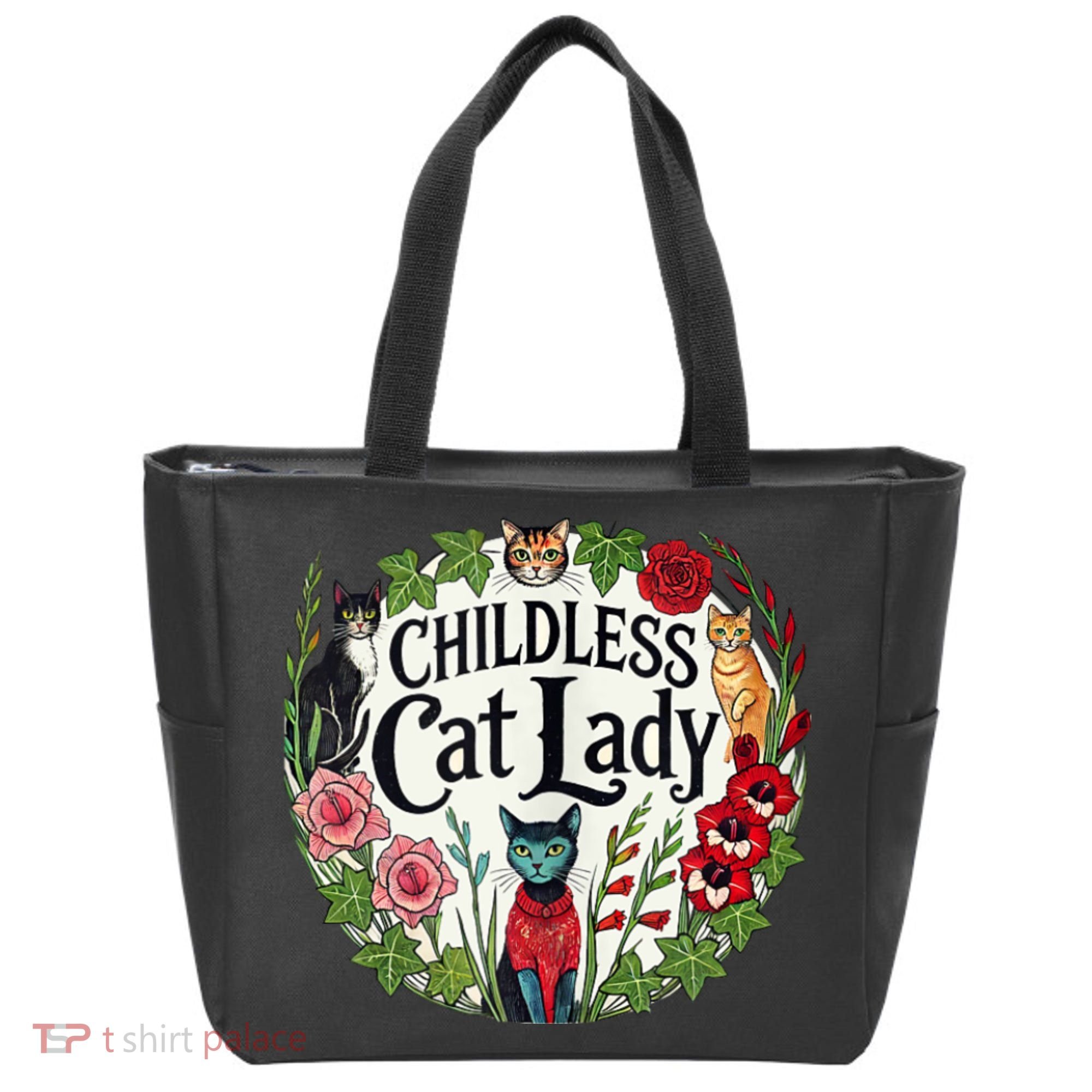 Childless Cat Ladies Against Fascism Tote Bag