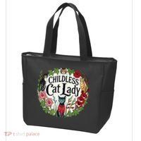 Childless Cat Ladies Against Fascism Tote Bag thumb 3