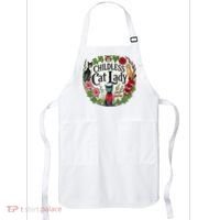 Childless Cat Ladies Against Fascism Apron thumb 0