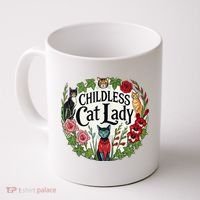 Childless Cat Ladies Against Fascism Coffee Mug thumb 0