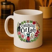 Childless Cat Ladies Against Fascism Coffee Mug thumb 4