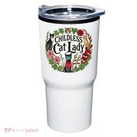 Childless Cat Ladies Against Fascism Tumbler thumb 0