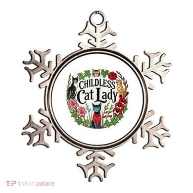 Childless Cat Ladies Against Fascism Ornament