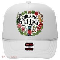 Childless Cat Ladies Against Fascism Hat thumb 0