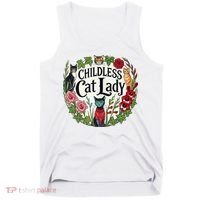 Childless Cat Ladies Against Fascism Tank Top thumb 0