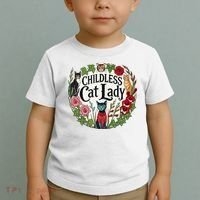 Childless Cat Ladies Against Fascism Toddler T-Shirt thumb 2