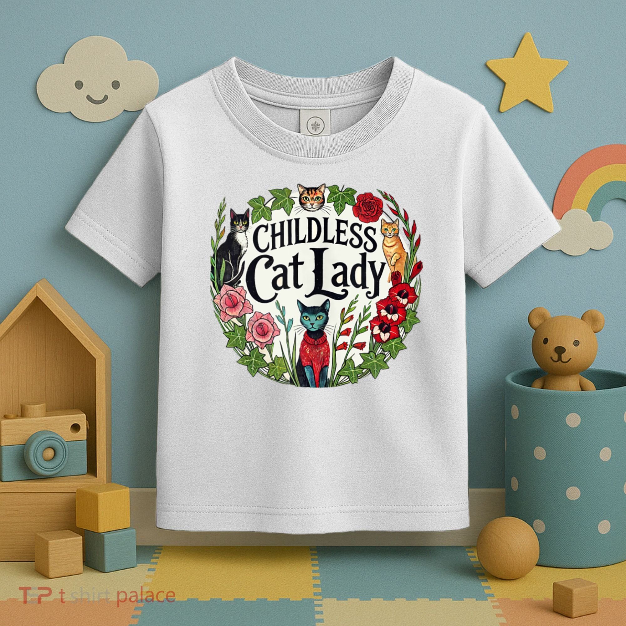 Childless Cat Ladies Against Fascism Toddler T-Shirt