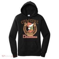 Cowgirl Christmas Lights Boots Funny Xmas Lights Gift Women's Hoodie thumb 0