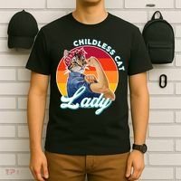 Childless Cat Lady T-Shirt thumb 6