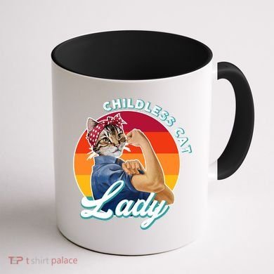 Childless Cat Lady Coffee Mug back