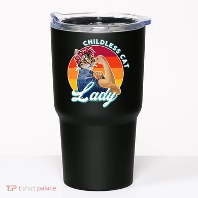 Childless Cat Lady Tumbler