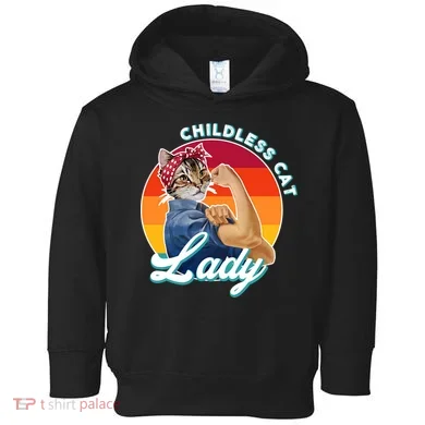 Childless Cat Lady Toddler Hoodie