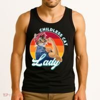 Childless Cat Lady Tank Top thumb 3
