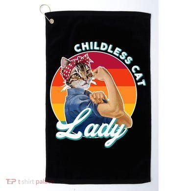 Childless Cat Lady Golf Towel