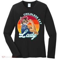 Childless Cat Lady Women's Long Sleeve Shirt thumb 0