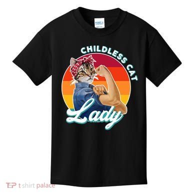 Childless Cat Lady Kids T-Shirt