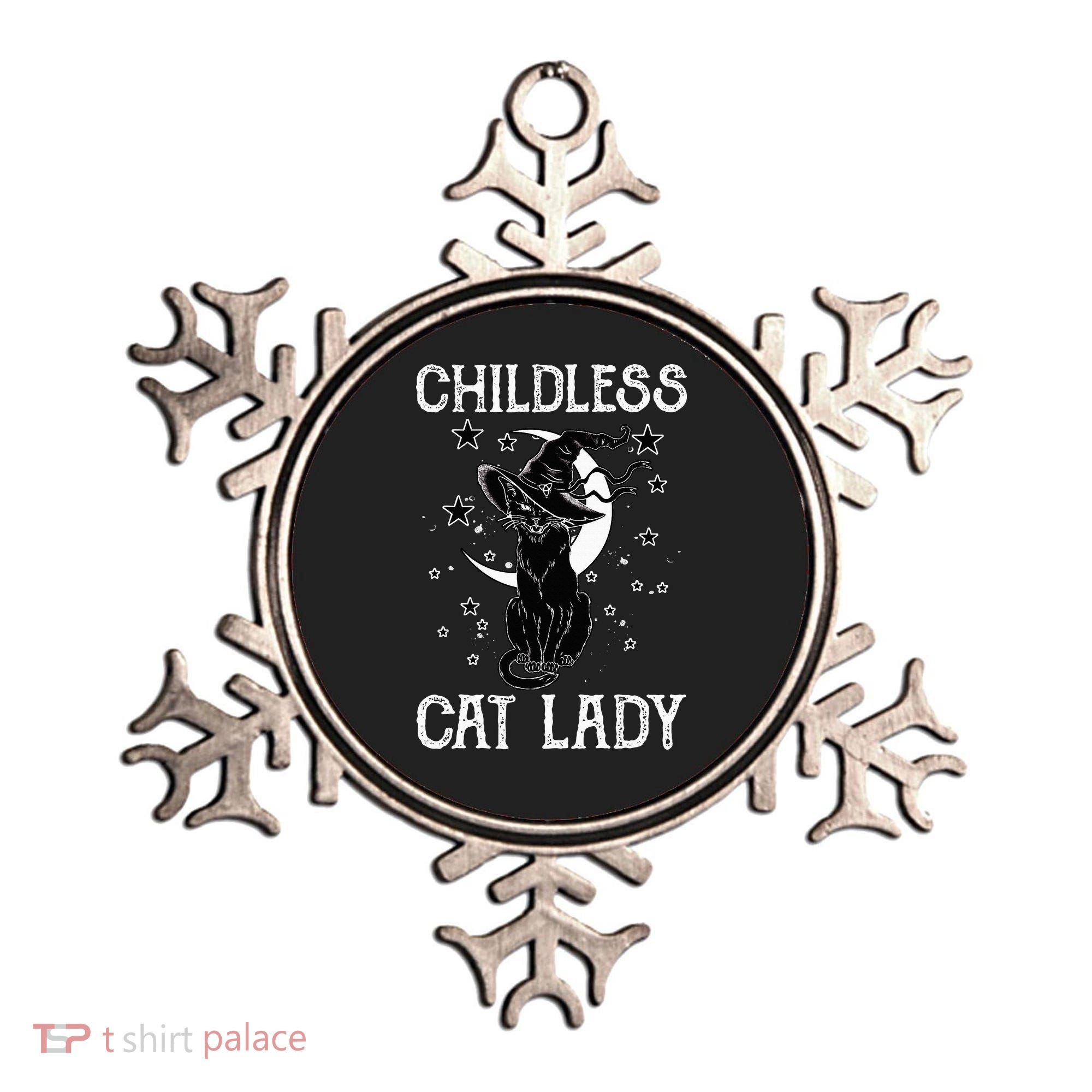 Childless Cat Lady Halloween Cat Ornament