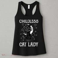 Childless Cat Lady Halloween Cat Women's Tank Top thumb 3