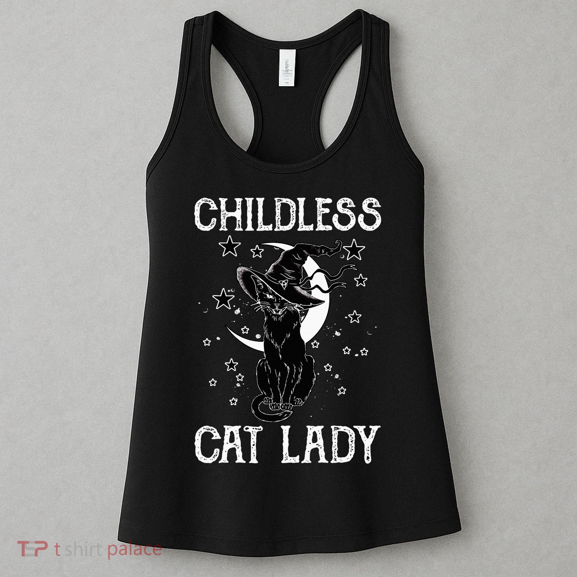 Childless Cat Lady Halloween Cat Women's Tank Top
