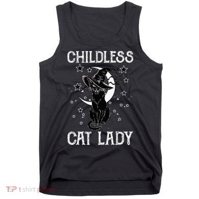 Childless Cat Lady Halloween Cat Tank Top